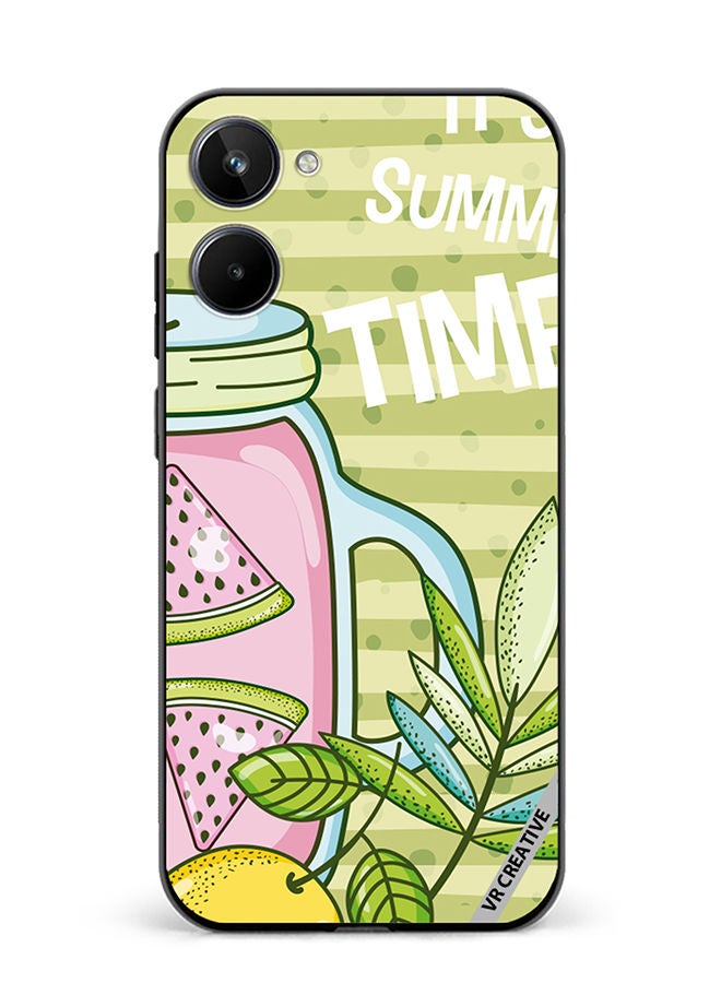 VR CREATIVE Protective Case Cover For Realme 10 Refreshing Juice Design Multicolour - Image 1