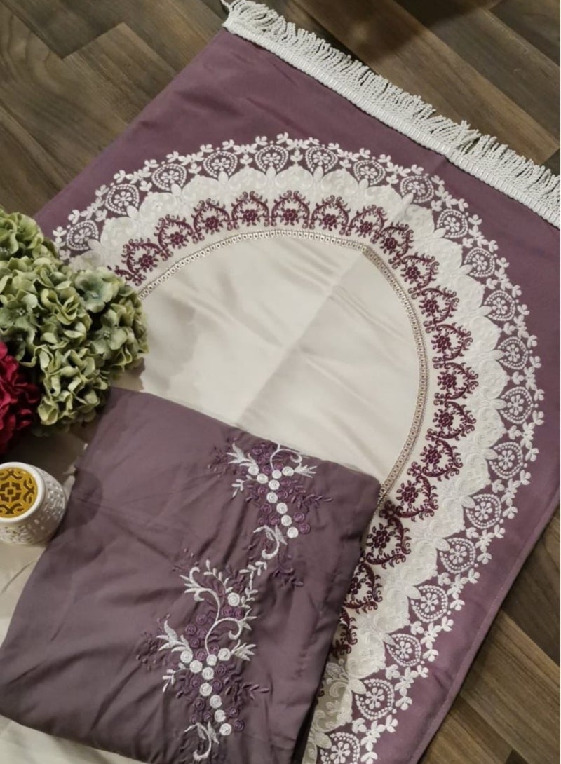 Gerenic Women's Prayer Rug and Sheet Set