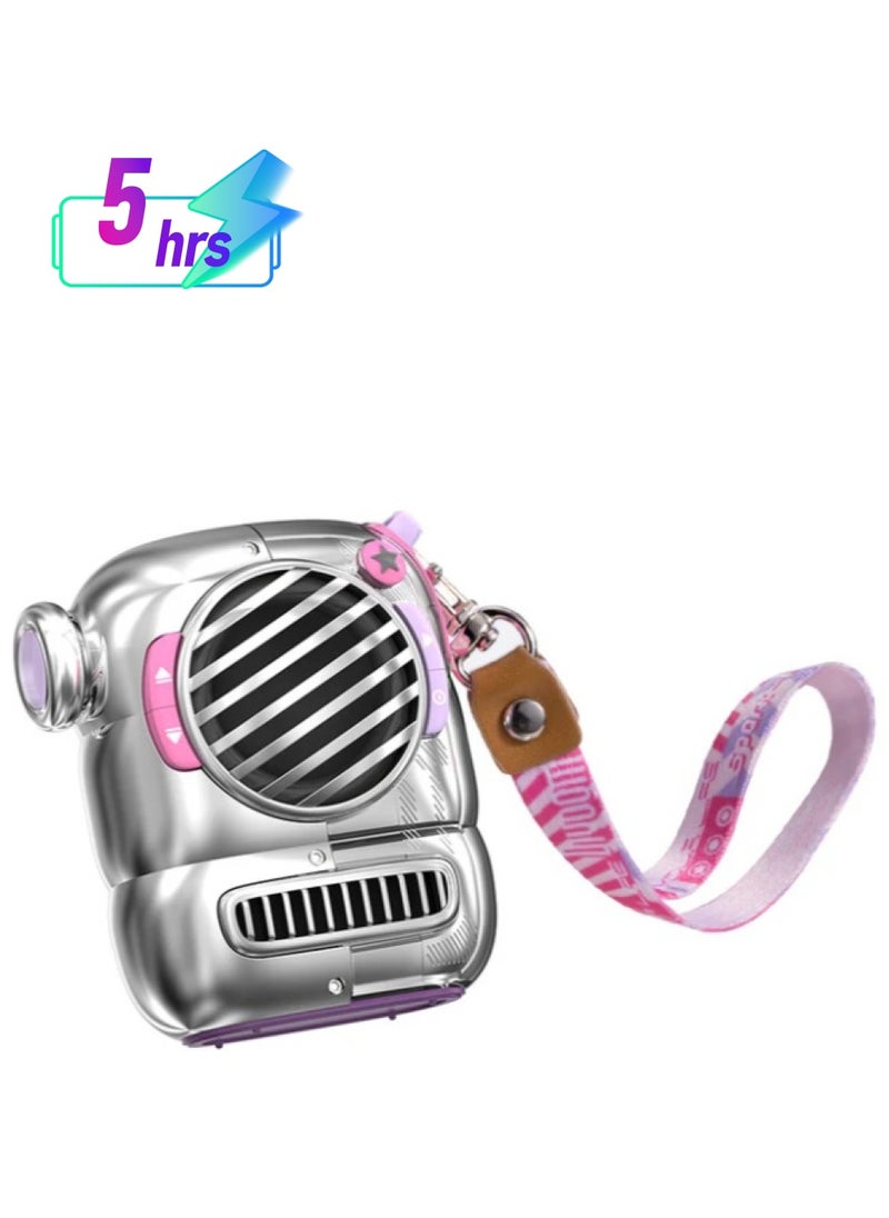 Divoom Spark Pop Bluetooth Speaker Portable Mini Speaker Class-D 25W Digital Amplifiers PINK  - Image 1
