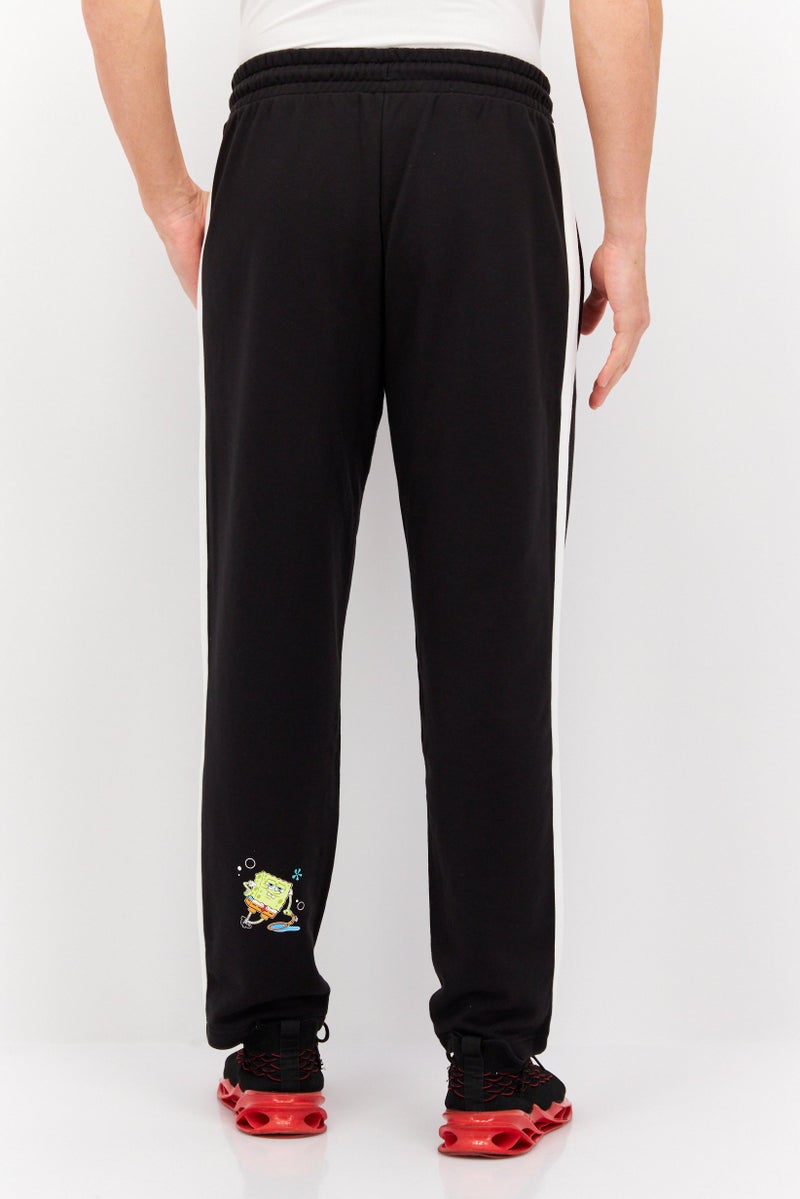 PUMA Puma x Spongebob Squarepants Men Sportswear Fit Drawstring Outdoor Sweatpants, Black - Image 2