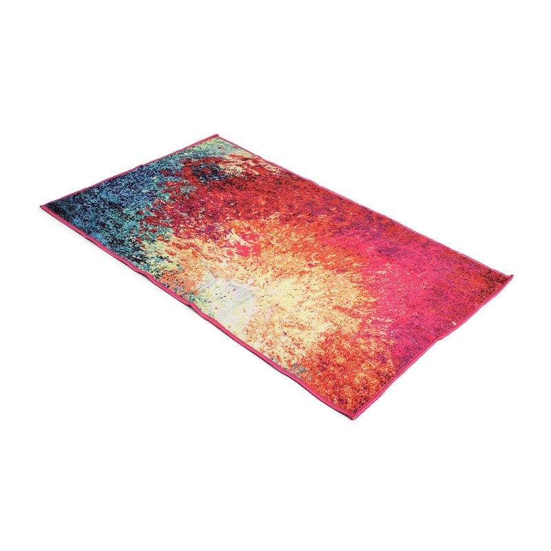 Status Contract 3 x 5 Feet Multi Printed Vintage Persian Carpet Rug Runner for Bedroom/Living Area/Home with Anti Slip Backing - Image 4