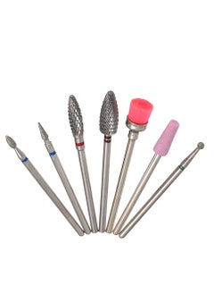 TOOARTS 7pcs Nail Drill Bits Set, for Pedicure and Manicure, Electric Nail Drill Machine Accessories  - Image 2