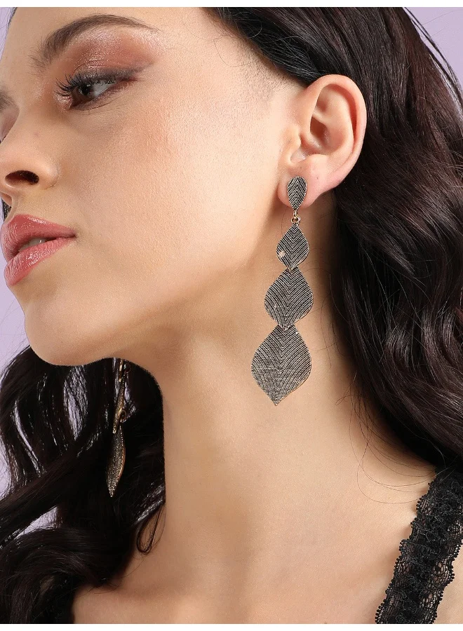 SOHI Pack Of Intricate Long Artificial Drop Earring Jewellery