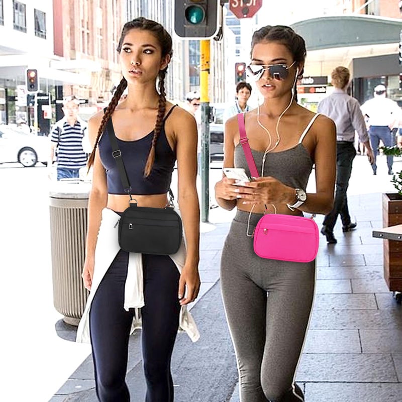 MAXTOP Small Crossbody Bags for Women with Detachable Strap Trendy Crossbody Bag Fanny Pack Cell Phone Purse for Travel Essentialsï¼ˆHot Pinkï¼‰ - Image 2