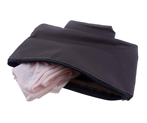Wowlife Fashion Portable Multi-Functional Travel Organizer Cosmetic Make-up Bag Luggage Storage Case Bra Underwear Pouch (Wine Red) - Image 5