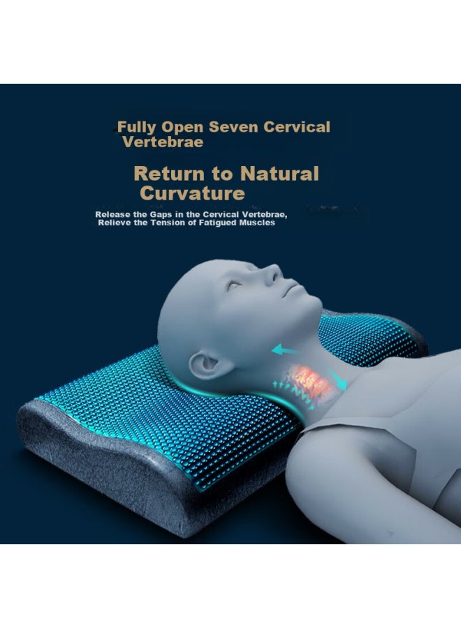Cory Gel Pillow, Summer Cooling Pillow, Memory Foam Silicone Pillow, Cervical Spine Support Pillow, Sleep Aid For Cervical Spondylosis, Specialized B5 - Image 2