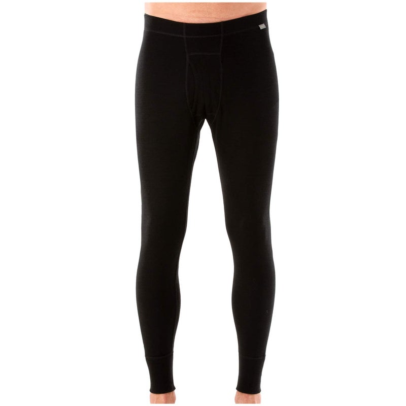 MERIWOOL Mens Base Layer 100% Merino Wool Thermal Pants Black - Image 1