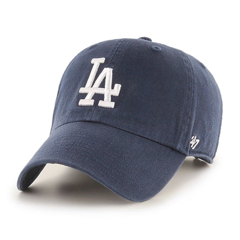 47 '47 Los Angeles Dodgers Clean Up Dad Hat Baseball Cap - Navy - Image 2