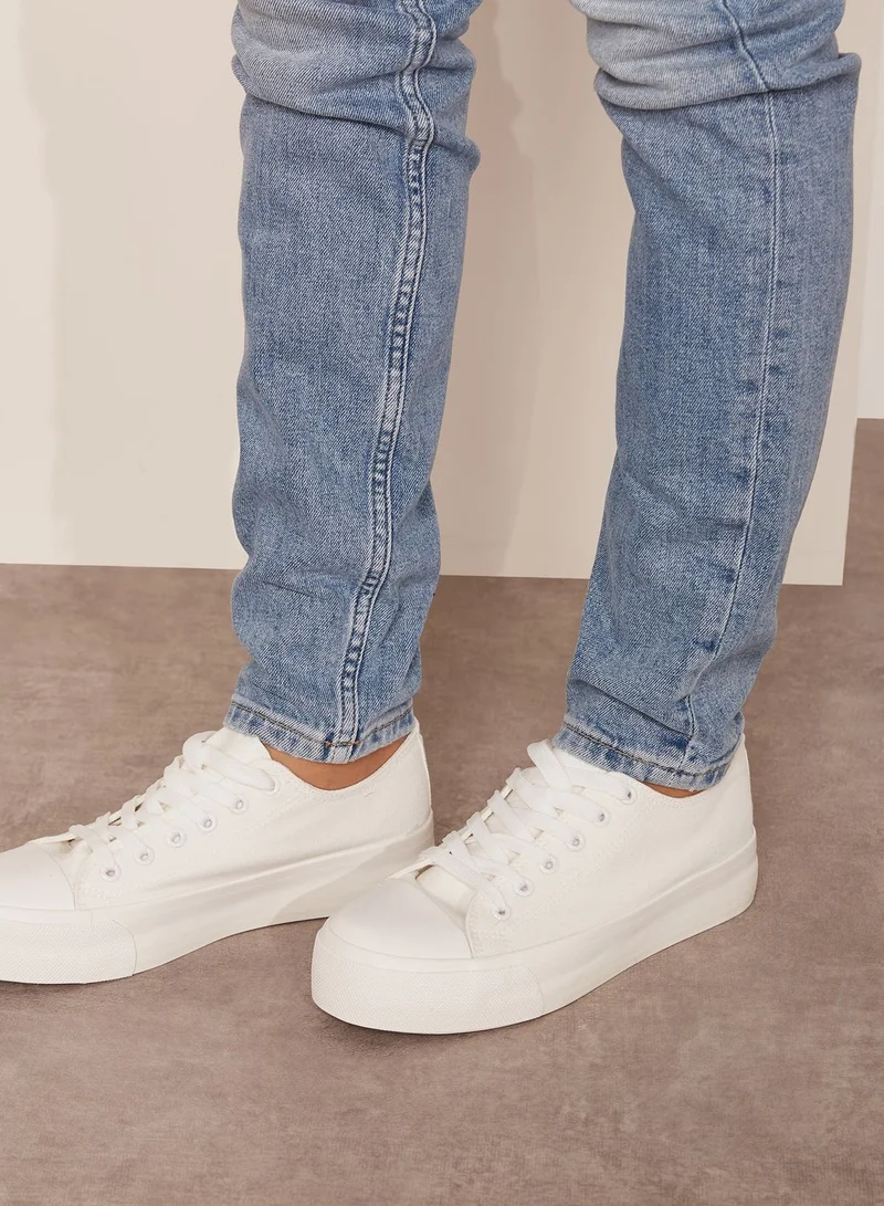Calvin Klein Jeans Ripped High Waist Skinny Jeans