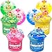 WUJYLY Christmas Slime Kit4 Butter Slime Christmas Stocking Stuffers Soft Stretchy Axolotl Slime Party Favors for Girls Boys and Kids Holiday Birthday Classroom Gifts - Image 2
