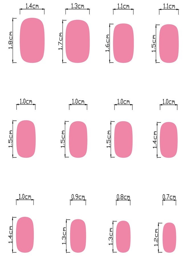 KKUUOO Easter Press on Nails Short Square Fake Nails Cute Bunny False Nails Easter Egg & Cloud Design Acrylic Nails Full Cover Glossy Stick on Nails for Women Girls Easter Nail Art Decoration 24Pcs - Image 4