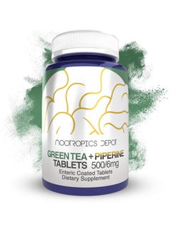Nootropics Depot Green Tea Extract Tablets ; 60 Count ; 500Mg ; Minimum 45% Egcg + 6Mg Piperine ; Enteric Coated  - Image 2