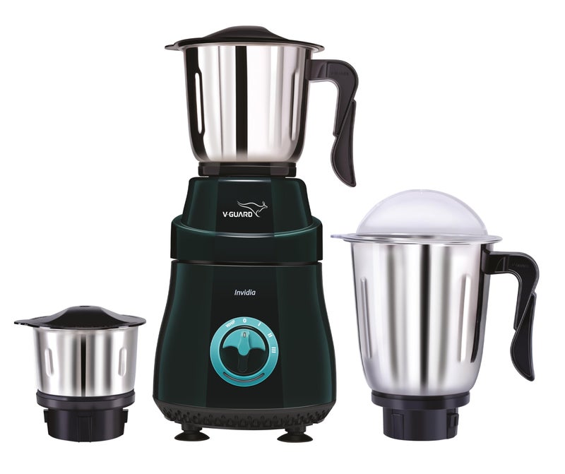 V-Guard INVIDIA 750w 3 Jars with VORTEX FLOW TECHNOLOGY || 5 YEARS MOTOR WARRANTY || Upto 20000 RPM || CLASS I PROTECTION & CLASS F INSULATION Motor withstand upto150*C. - Image 5