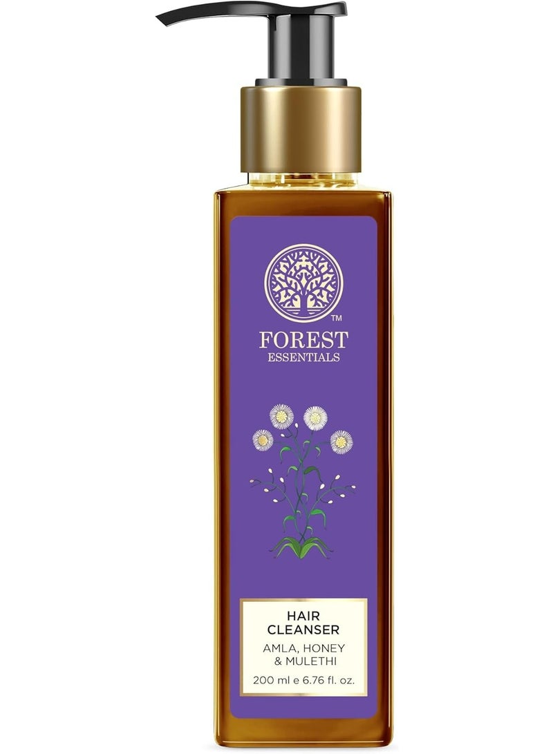 Forest Essentials Hair Cleanser, Amla, Honey and Mulethi, 200ml - Image 1