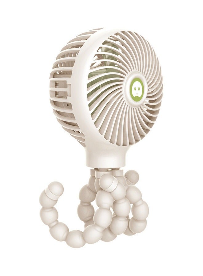 Loquat Mini USB Baby Stroller Fan, HOME Portable Mini Handheld Stroller Fan,Personal Portable Car Seat Baby Fan with Flexible Tripod,USB or Battery Powered Desk Fan with Adjustable 3 Speeds - Image 4