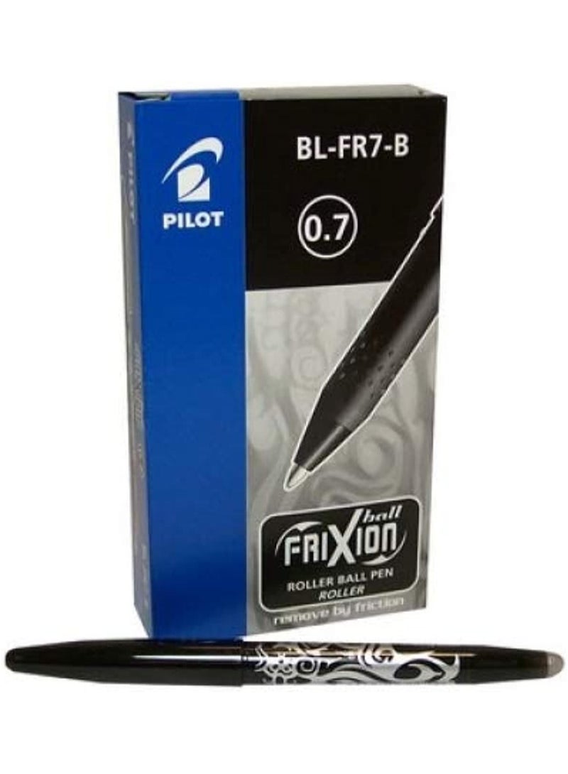 Pilot Frixion Erasable Pen (Black, 12 Pieces)