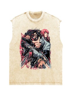 KUYING Summer One Piece Lunch Break Loose Casual Vest  - Image 1