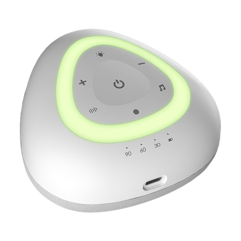 White Noise Machine: 1500mAh Battery Type-C Charging Portable White Noise Machine - 8 Light Colors 18 Soothing Sounds Automatic Shut-Off Timer White Noise Sound Machine for Adults Babies Students Home - Image 1
