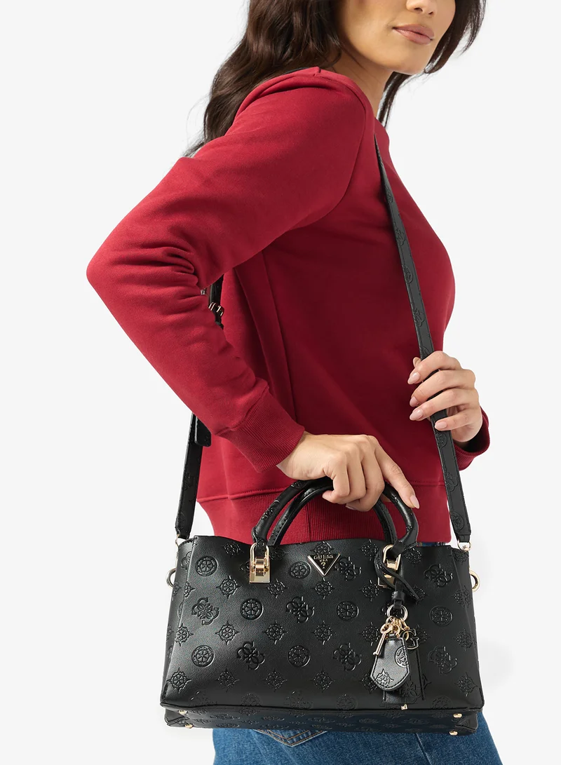 GUESS  Tisha Girlfriend Satchel Bag for Women | Best Price UAE