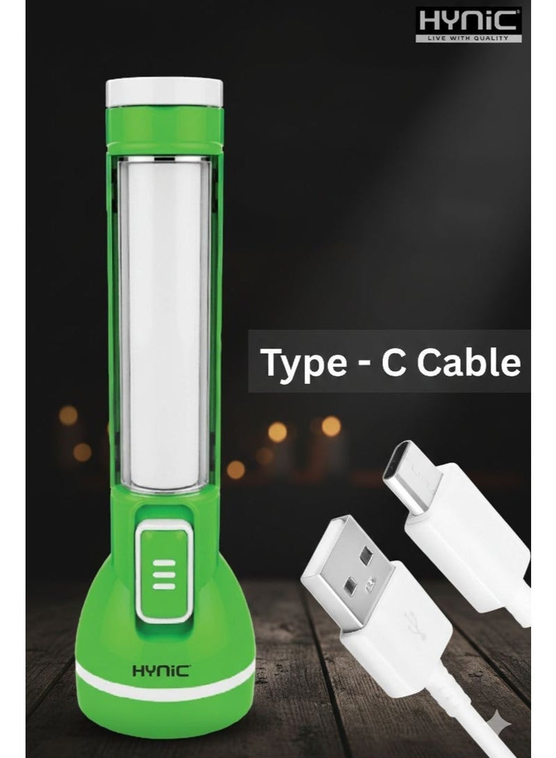 هاينك مصابيح LED للطوارئ القابلة لإعادة الشحن ومصابيح يدوية | 1W Cree LED Frontlight | بطارية ليثيوم بسعة 400 مللي أمبير الشحن السريع من النوع C | نسخ احتياطية تصل إلى 4 ساعات للتخزين المحمول وموفر الطاقة للمنزل | التخييم وانقطاع الكهرباء - Image 2