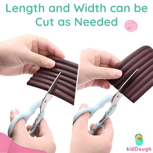 KidDough Baby Proofing Edge Protector for Kids, Furniture & Corner Guard, Rubber Protector for Kids Safety, Corner Protector for Sharp Edges, Baby Safety Products (2 mtr, Flat Edge, Brown, Flat Shape) - Image 5