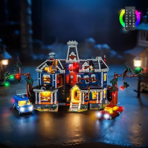 LocoLee Light kit Compatible with Lego 11370 Stranger Things The Creel House No Model Only Lights LED Lighting Accessories Compatible with Lego 11370 Creel House RC Version - Image 1