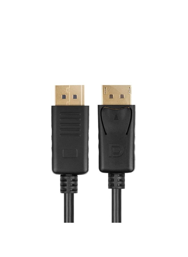 كابل DisplayPort 1.2 بدقة 4K وتردد 60 هرتز، يدعم دقة 1440p بتردد 144 هرتز، ودقة 1080p بتردد 240 هرتز (1.5 متر) - Image 1