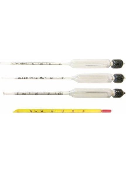 Metus Alcohol Meter Set of 3 0-40-70-100 with Wooden Box  - Image 4