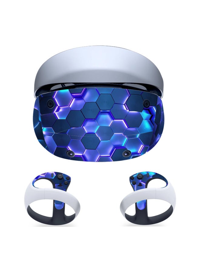 Suitable For Sony Ps Game Console Series Half Pack Vr2 Glasses HD Protective Film Sticker Anti-scratch Personality Pattern-Color:CMS-VR2(bb)-029-QQ - Image 2