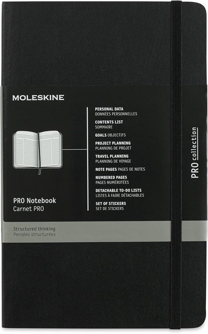 MOLESKINE Pro Notebook Large Size Forest Green Soft Cover Professional Series 192 Pages - Image 1