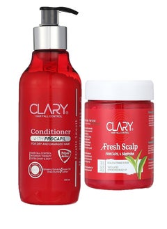 CLARY Clary Hair Conditioner  + Clary Scalp  - 600 Ml 