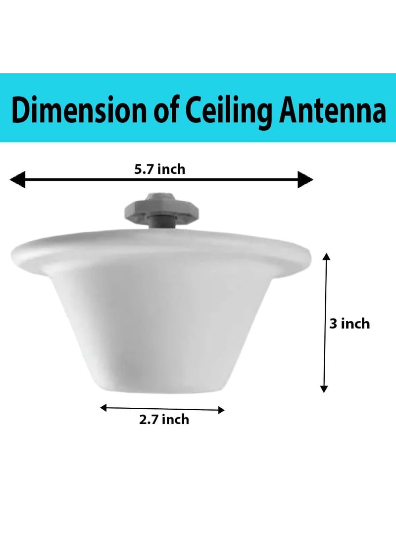 NAVKAR SYSTEMS 5GHighPerformance OmniDirectional Ceiling Mount Dome Indoor Antenna 6984000 MHz Frequency Range  - Image 3