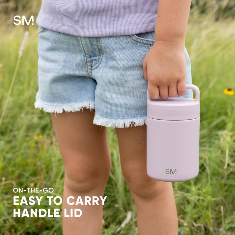 Simple Modern Kids Provision Insulated Food Jar with Handle Lid - 16oz Vacuum Insulated Stainless Steel Thermos Leak Proof Storage Container Flask for Adults, Men and Women -Midnight Black - Image 3
