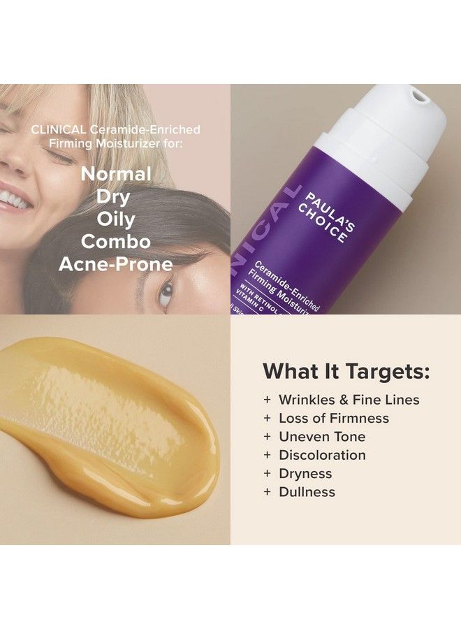 PAULA'S CHOICE Clinical Ceramide Enriched Firming Moisturizer Retinol & Vitamin C Antiaging & Wrinkles 1.7 Ounce - Image 4