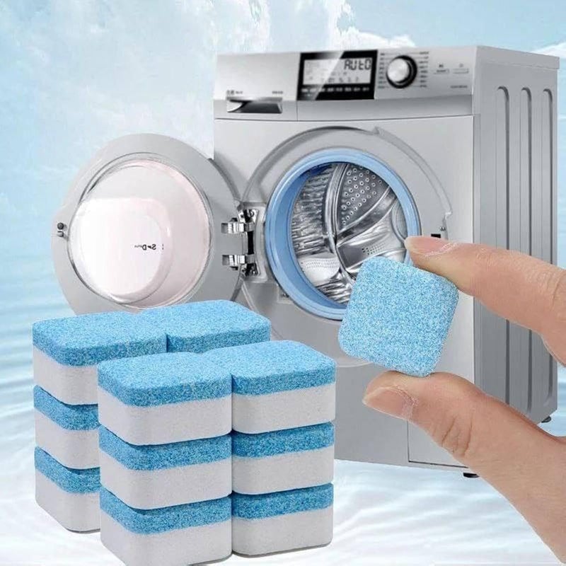 Washing Machine Deep Cleaner Tablet for Washing machines Front and Top Load Machine Descaling Powder Tablet for Tub Cleaning