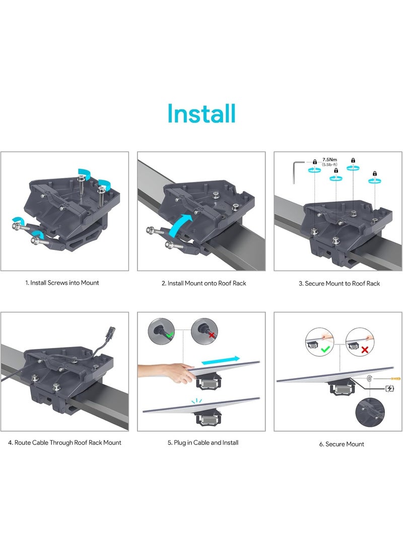 Star Link Starlink Roof Rack Mount for Standard Dish | Adjustable Car Mount Bracket | Anti-Rust Metal Holder | Secure Outdoor Vehicle Installation Kit - Image 5