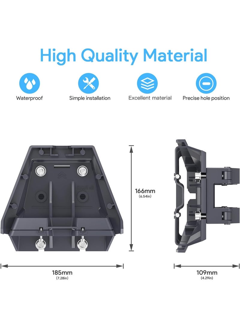 Star Link Starlink Roof Rack Mount for Standard Dish | Adjustable Car Mount Bracket | Anti-Rust Metal Holder | Secure Outdoor Vehicle Installation Kit - Image 4