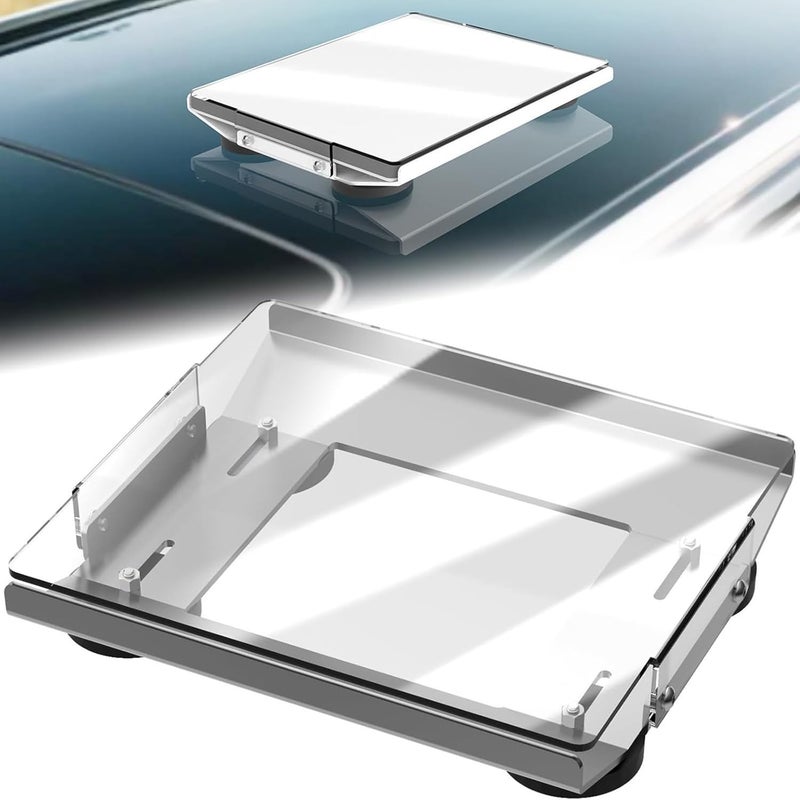 Car Roof Mount Set with PC Protective Plate for Satellite Internet Devices on Vehicles Trucks and Boats Wind Car Mount - Image 3