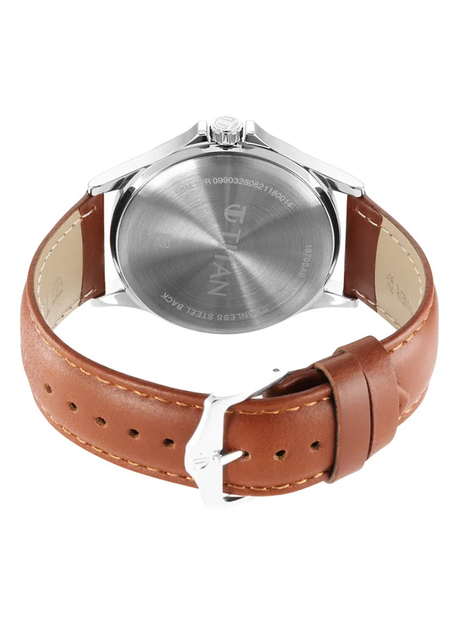 TITAN Leather Analog Wrist Watch 1870SL02