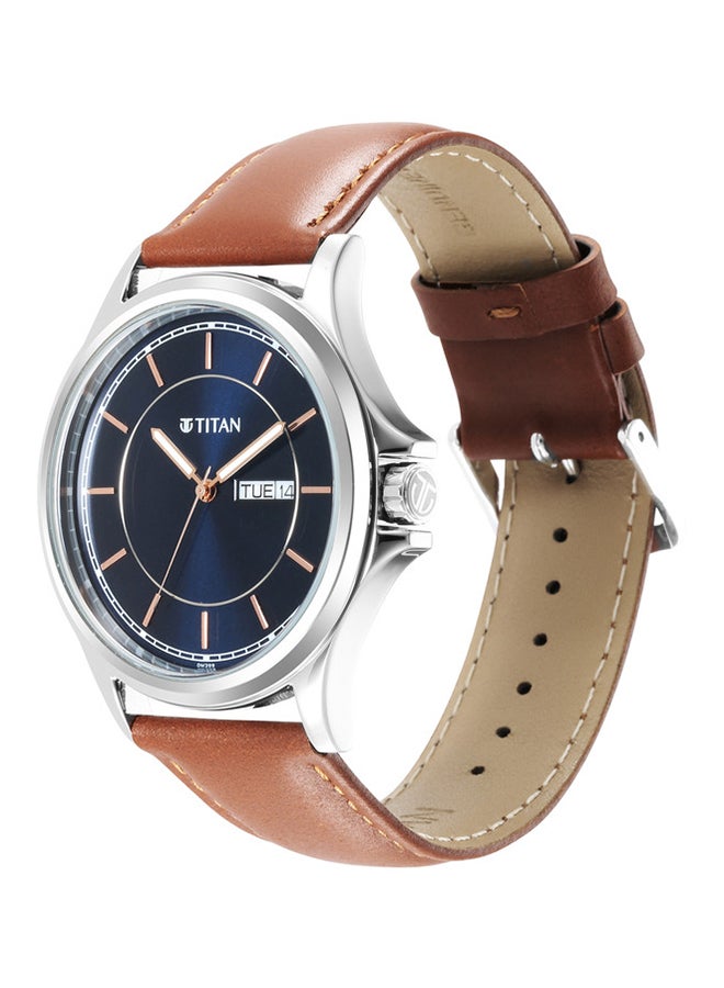 TITAN Leather Analog Wrist Watch 1870SL02 - Image 3