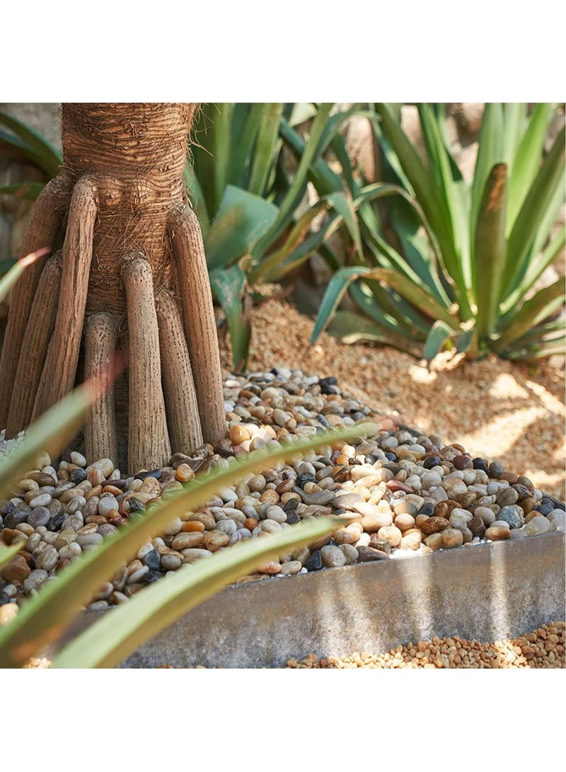 Home zone 5LBS (2.25KG) Decorative Rocks for Plants and Garden Landscaping Polished River Stone for Outdoor Decor, 1-1 3/4 Inch  - Image 5