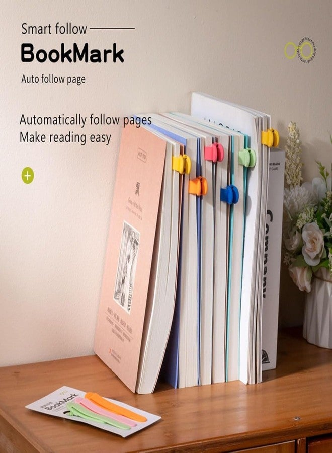 A4SHOP 3pcs Silicone Automatic Bookmark – Unique Page Keeper Clip for Books | Self-Holding Page Holder for Readers, Kids, Women and Men | Flexible Bookmark Reading Accessories - Image 3