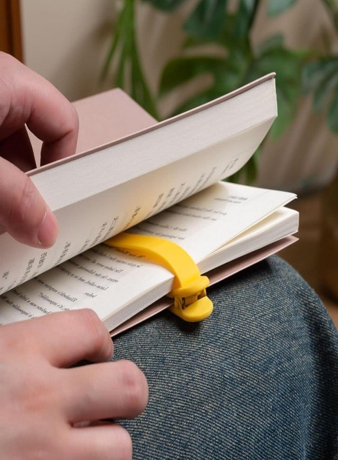 A4SHOP 3pcs Silicone Automatic Bookmark – Unique Page Keeper Clip for Books | Self-Holding Page Holder for Readers, Kids, Women and Men | Flexible Bookmark Reading Accessories - Image 5