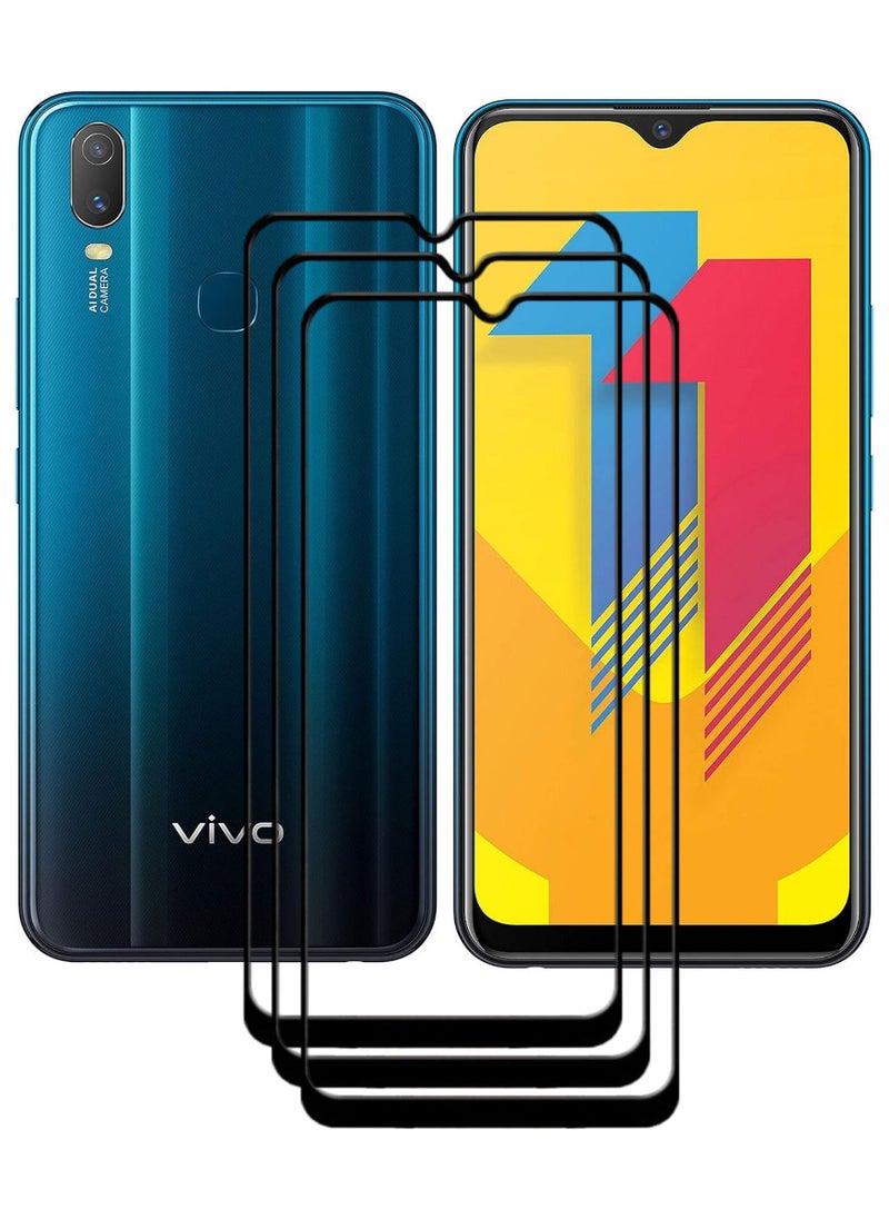ACLIX 3 Pieces Antistatic ESD Dustproof Premium Quality High Definition Tempered Glass Screen Protector Designed For vivo Y11 (2019) - Image 1