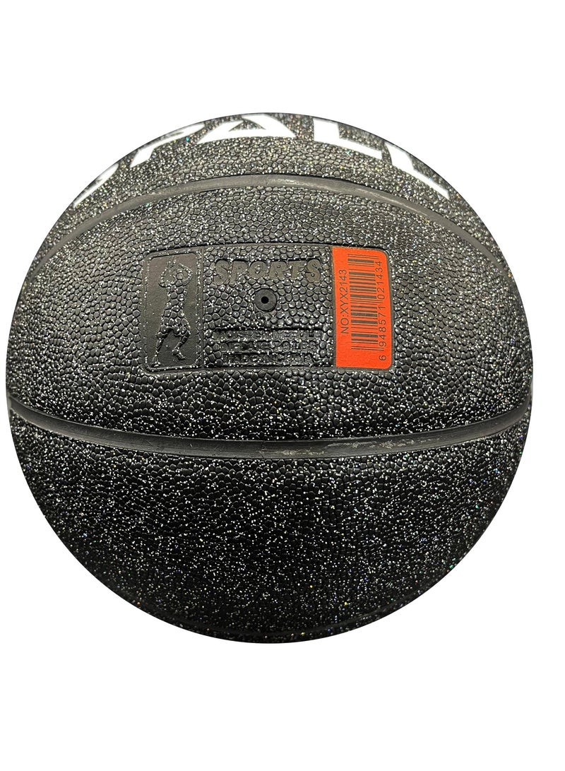 Spall Basketball Size 7 Indoor/Outdoor Official Regulation Size Streetball Rubber Basketball Deep Channel Construction Made For Unisex Men And Women Youth And Adult For Professional Training And Games - Image 3