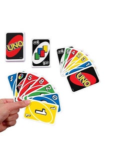 رقطة UNO الكلاسيكي الأصلي – لعبة ورق كلاسيكية مع بطاقات Wild قابلة للتخصيص، إجراء تبديل الأيدي، ولعب مثير، لعبة ورق بطاقتين، مثالية للأطفال والبالغين من عمر 7 سنوات فما فوق  - Image 3