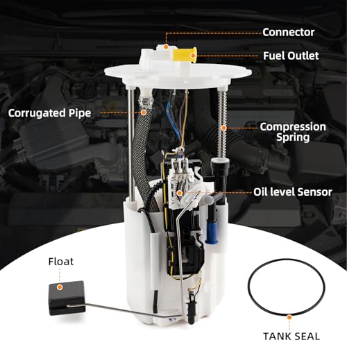 DIRBOERF Electric Fuel Pump Module Assembly with Sending Unit Compatible For Infiniti G25 20112012 G37 20082013 M35 20092010 M45 20082010 Q40 2015 Q60 20142015 Replaces E8928M SP8928M - Image 3