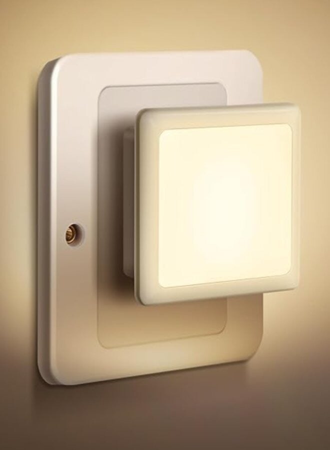 مصباح ليلي بحساس حركة Led، مصباح جداري ليلي بحساس ضوء بتوصيل Usb لـ الردهة、الغرفة、الحمام、المطبخ، الدرج، الخزانة 2 حبة  - Image 1