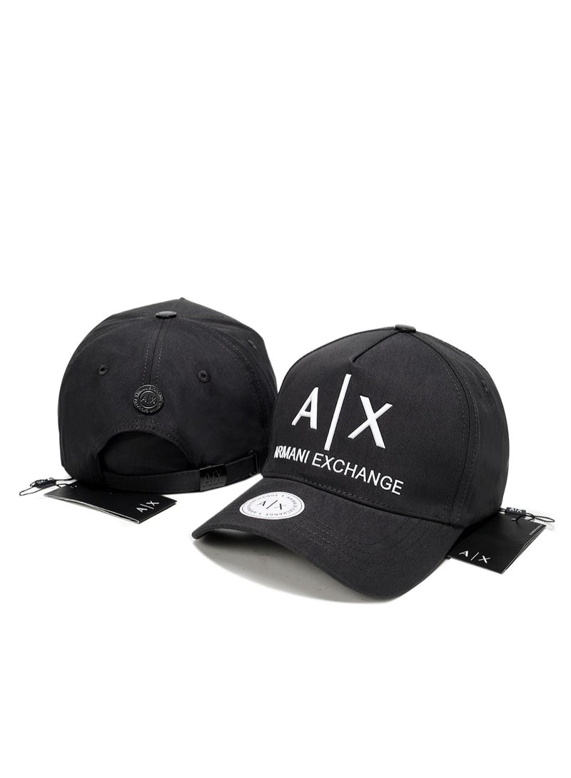 Cap: Black Base, Striking Raised Logo