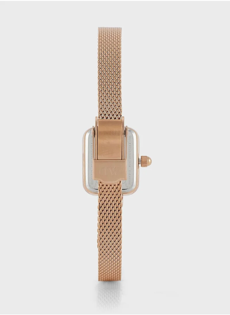 دانيال ولينغتون Quadro Mesh Strap Analog Watch